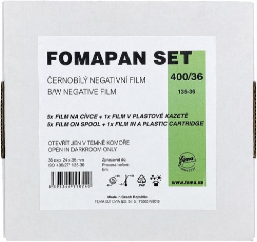 Foma film Fomapan 400/36 Set 6 films + cartrige image 1