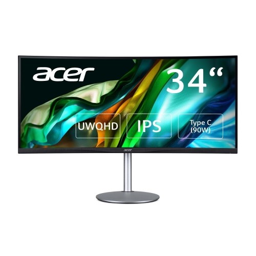 Acer CB2 CB342CUsemiphuzx - Office Curved Monitor, UWQHD Höhenverstellung, 1x HDMI, 1x DP, 1x USB3.1 Type-C image 1
