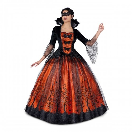 Маскарадные костюмы для взрослых My Other Me Королева похотливая Чёрный Оранжевый Королева (3 Предметы) image 1