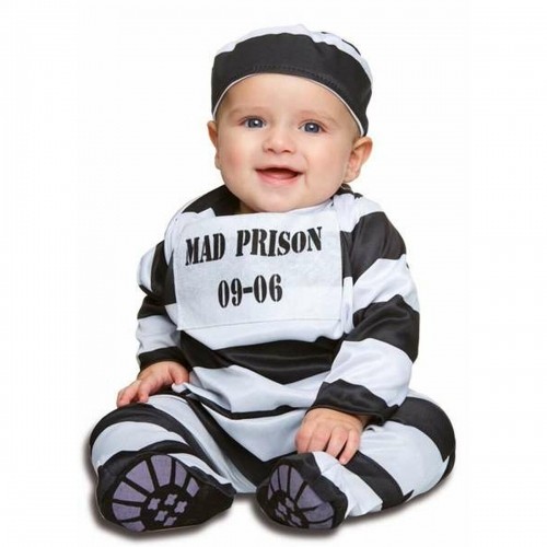Costume for Babies My Other Me White Black Male Prisoner (2 Pieces) image 1
