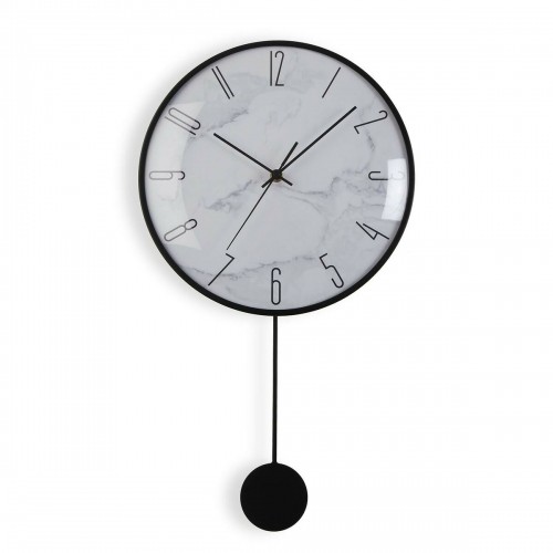 Настенное часы Versa маятник Металл Стеклянный Деревянный MDF 4,5 x 56 x 29 cm image 1