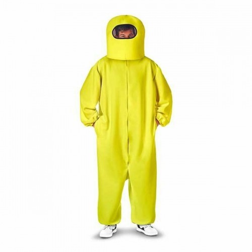 Costume for Adults My Other Me Among Us Yellow Astronaut image 1