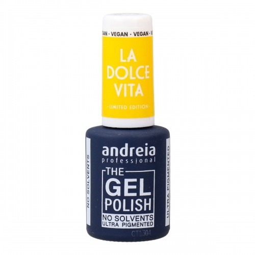 Gel nail polish Andreia La Dolce Vita DV4 Canary Yellow 10,5 ml image 1