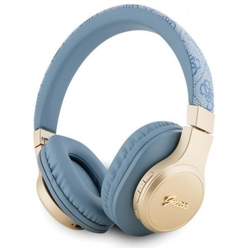 OEM Original Bluetooth Headphones GUESS 4G Script GUBH604GEMB blue image 1