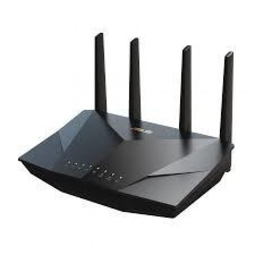 Wireless Router|ASUS|Wireless Router|5400 Mbps|Wi-Fi 5|Wi-Fi 6|IEEE 802.11a|IEEE 802.11b|IEEE 802.11g|IEEE 802.11n|USB 3.2|4x10/100/1000M|LAN \ WAN ports 1|Number of antennas 4|RT-AX5400 image 1