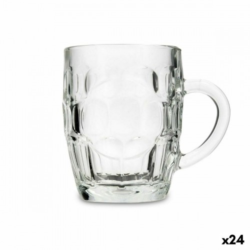 Beer Mug Luminarc Britania Transparent Glass 560 ml (24 Units) image 1