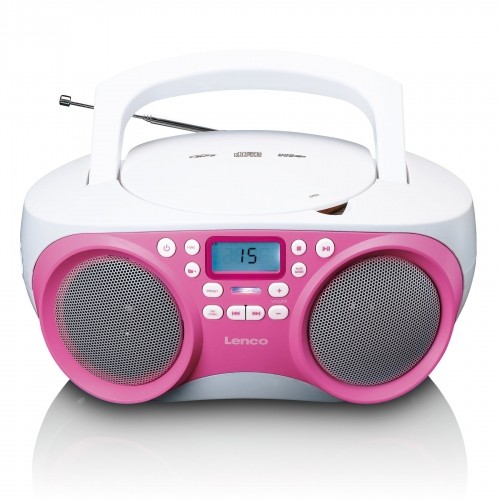 Portable FM-radio/CD/MP3/USB player Lenco SCD301PK image 1