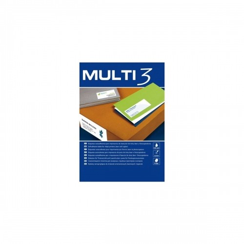 Этикетки для принтера MULTI 3 Inkjet Láser Белый закругленный 100 Листья 99,1 x 139 mm (4 штук) image 1
