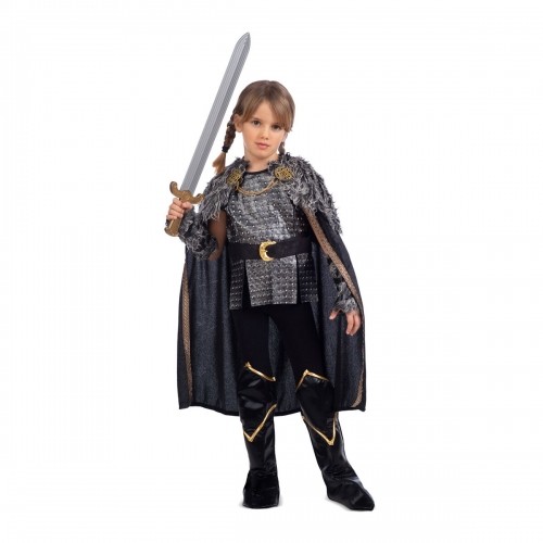 Costume for Children My Other Me Female Viking Black Grey (5 Pieces) image 1