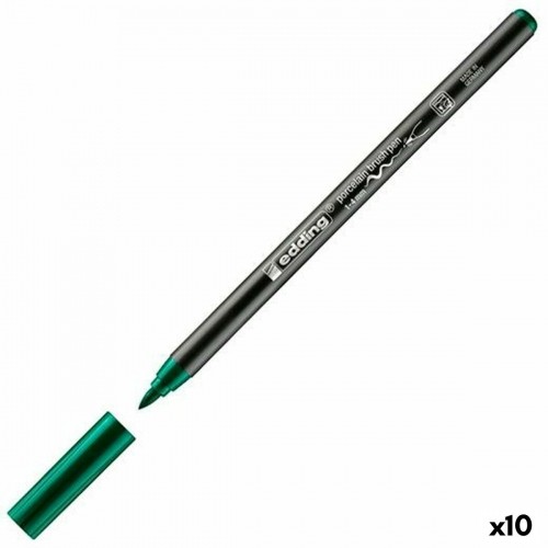 Felt-tip pens Edding 4200 Porcelain Green (10 Units) image 1