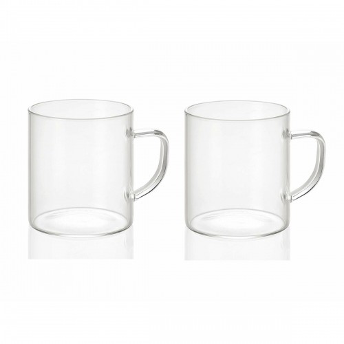 Набор из 2 кружек Mug Andrea House ms19209 Cтекло 300 ml image 1