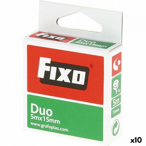 Double Sided Tape Fixo 15 mm x 5 m (10 Units) image 1