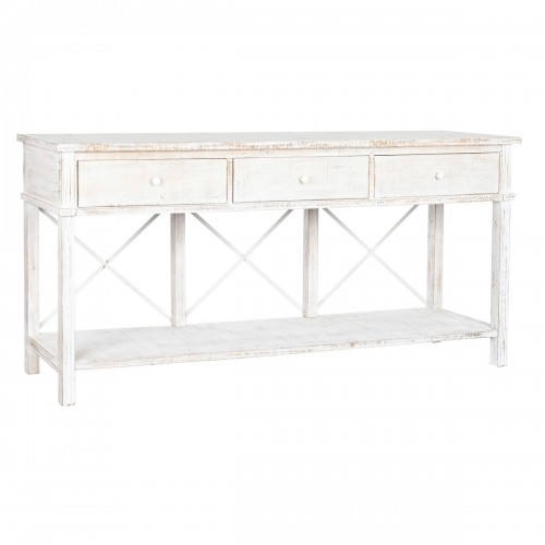 Вспомогательная мебель Home ESPRIT Белый Коричневый Металл Ель 181 x 45 x 86 cm image 1