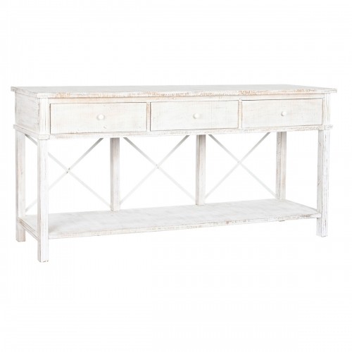 Console Home ESPRIT White Brown Black Metal Fir 181 x 45 x 86 cm image 1