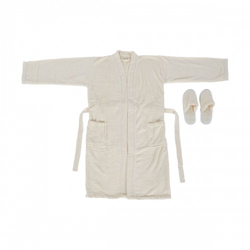 Dressing Gown Home ESPRIT Cream Lady 400 g /m² image 1