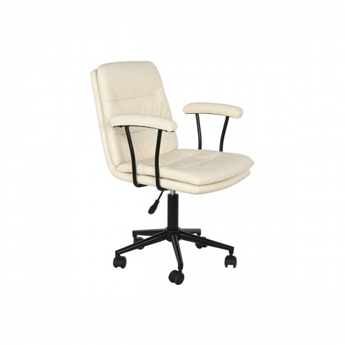 Chair DKD Home Decor Black Cream 58 x 61,5 x 84 cm image 1