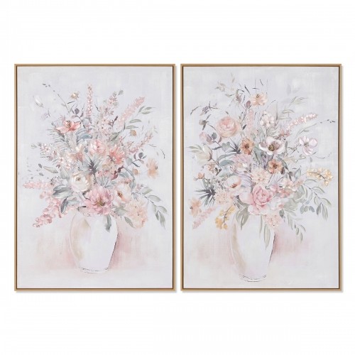 Картина Home ESPRIT Shabby Chic Ваза для цветов 70 x 3,5 x 100 cm (2 штук) image 1