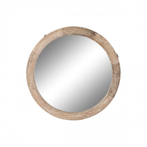 Sienas spogulis Home ESPRIT Dabisks Tīkkoks Pārstrādāta Koks Alpino 60 x 3 x 60 cm image 1