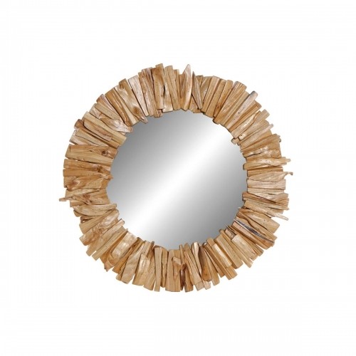 Wall mirror DKD Home Decor Natural Crystal Fir Alpino Aged finish 60 x 4 x 60 cm image 1