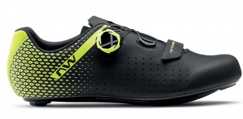 Velo apavi Northwave Core Plus 2 Road black-yellow fluo-44 image 1