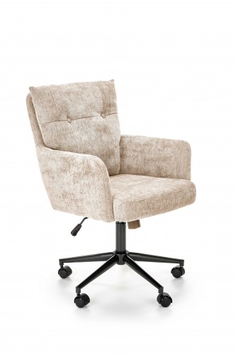 Halmar FLORES swivel armchair, light brown image 1