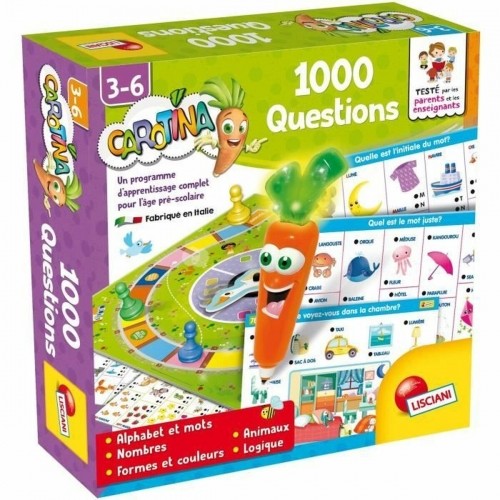 Детская образовательная игра Lisciani Giochi Carotina 1000 Questions image 1