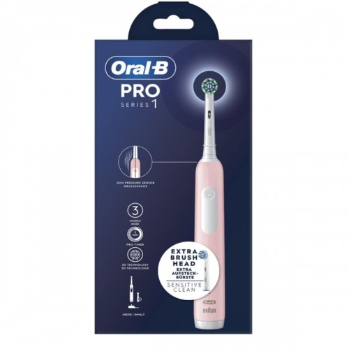 Elektriskā Zobu Suka Oral-B PRO1 PINK image 1