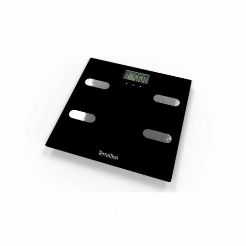 Digital Bathroom Scales Terraillon Fitness 14464 Black Tempered Glass image 1