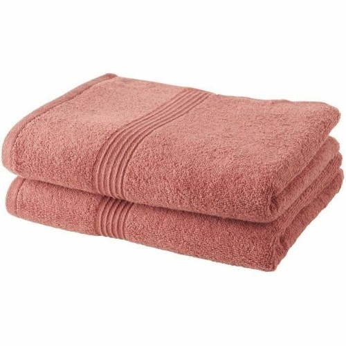 Towels Set TODAY Terracotta 100% cotton (2 Units) image 1