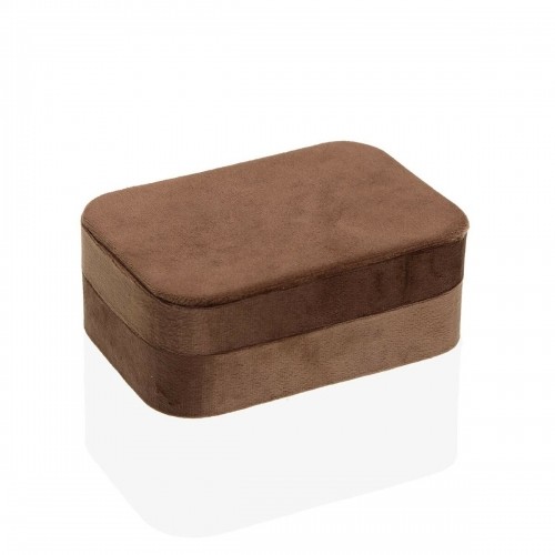 Шкатулка Versa Коричневый Деревянный Зеркало Деревянный MDF 10 x 6 x 14,7 cm image 1