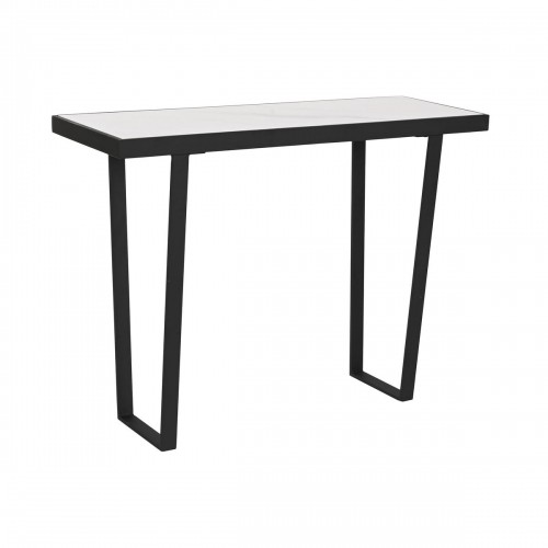 Console Home ESPRIT White Black Metal 100 x 35 x 75 cm image 1