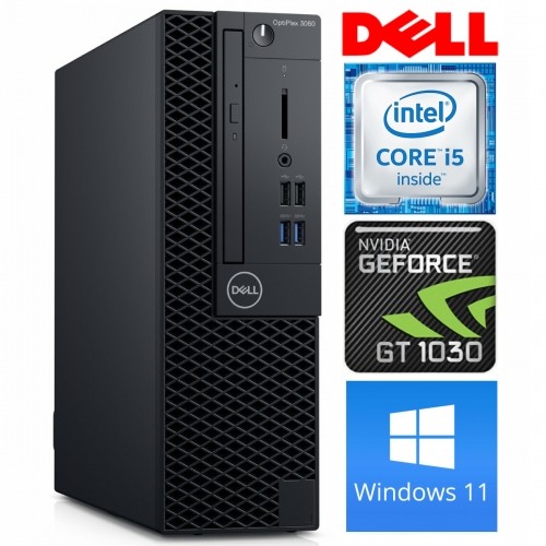 DELL 3060 SFF i5-8500 16GB 1TB SSD M.2 NVME+2TB GT1030 2GB DVD WIN11Pro image 1