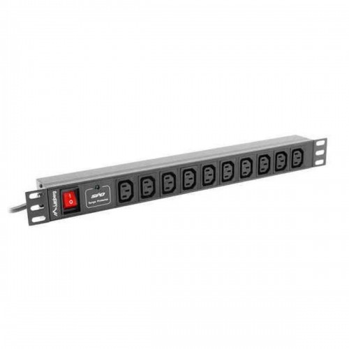 свинец Lanberg PDU-10I-0200-IEC-BK Чёрный image 1