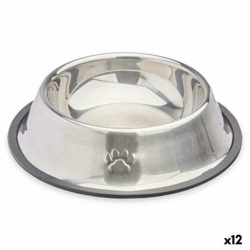 Mascow Кормушка для собак Серебристый Серый Резина Металл 22 x 6 x 22 cm (12 штук) image 1