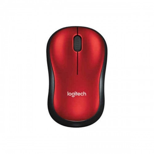 Беспроводная мышь Logitech M185 Красный Черный/Красный image 1