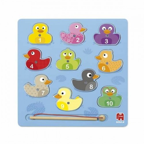 Головоломка Goula Magnetic Puzzle Ducks 59453 Магнитный утка Разноцветный (Английский) (24 Предметы) image 1