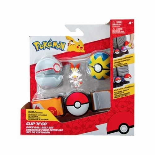 Playset Pokémon Clip Belt 'n' Go - Scorbunny image 1