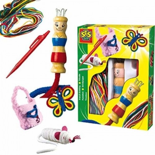 Educational Game SES Creative Tricotin  With yarns of different colors Multicolour (1 Piece) image 1