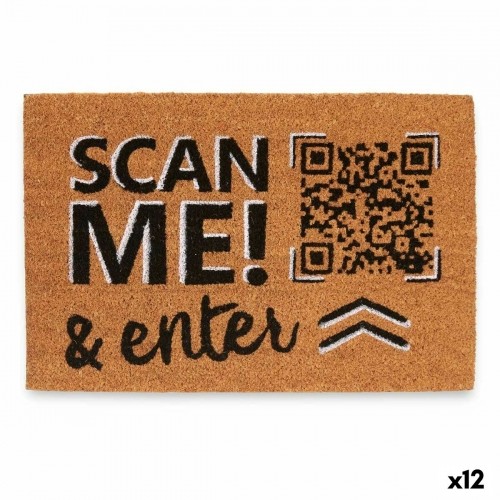 Gift Decor Дверной Коврик Scan Me! Натуральный 60 x 1 x 40 cm (12 штук) image 1