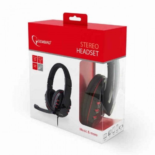 Bluetooth Headset with Microphone GEMBIRD GHS-402 Black image 1