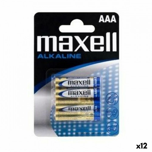 Alkaline Batteries Maxell 723671 AAA LR03 1,5 V (12 Units) image 1