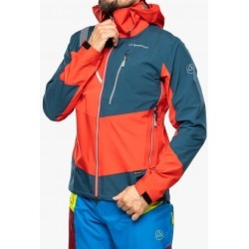 La Sportiva Alpine Tech Jaka ALPINE GUIDE GTX JKT M XL Poppy/Storm Blue image 1