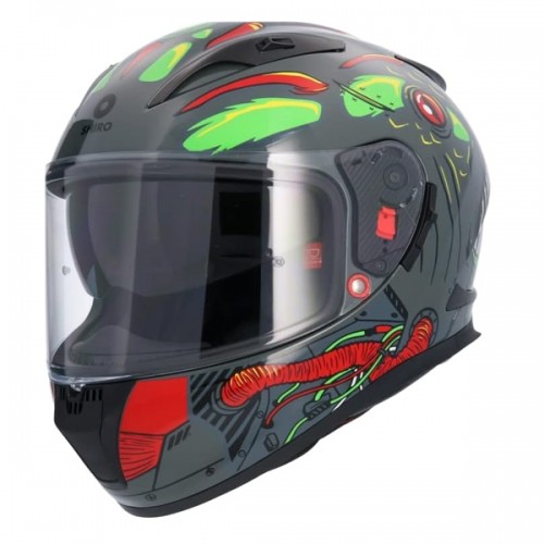 Shiro Helmets SH-605 ABYSSAL (XXL) Multicolor ķivere image 1