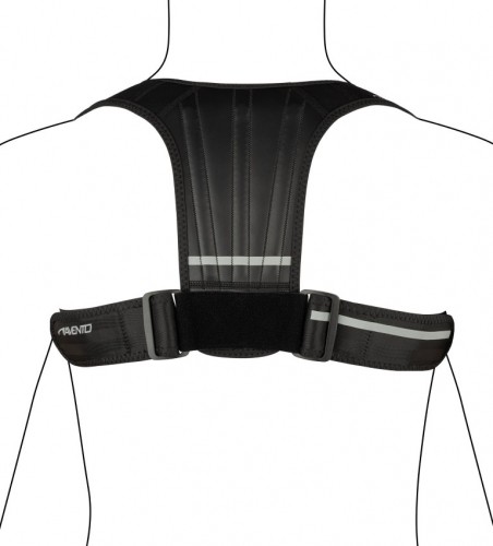 Posture/Shoulder corrector AVENTO 44SH black/silver image 1