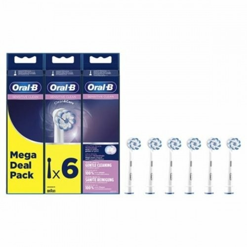 Сменные щетки для электрической зубной щетки Oral-B EB60 6 SENSITIVE image 1