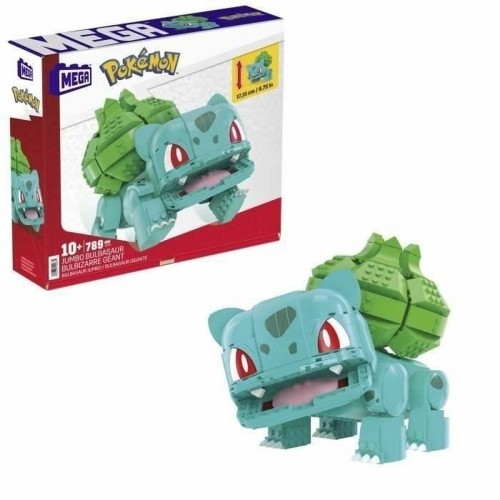 Pokemon Строительный комплект Pokémon Mega Construx - Jumbo Bulbasaur 789 Предметы image 1