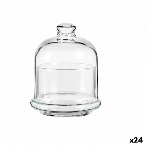 Sweet dish Mini Basic Transparent Glass 9,2 x 11,5 x 9,2 cm (24 Units) image 1