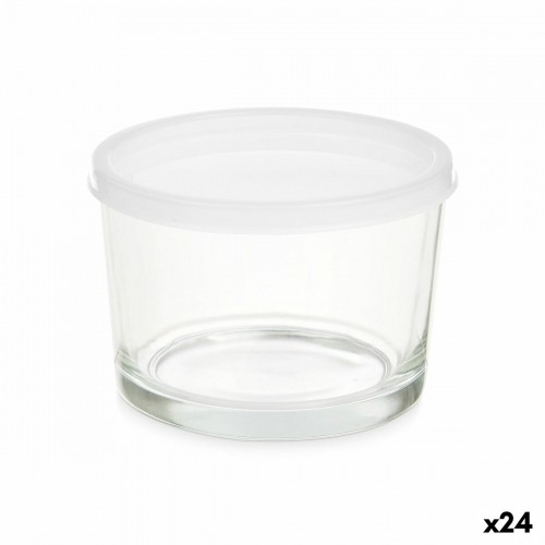 Lunch box Transparent Glass polypropylene 200 ml (24 Units) image 1