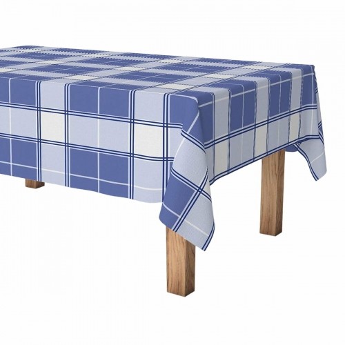 Galdauts rullī Exma Pret nogulsnēm Zils Kvadrātains Klasiski 140 cm x 25 m image 1