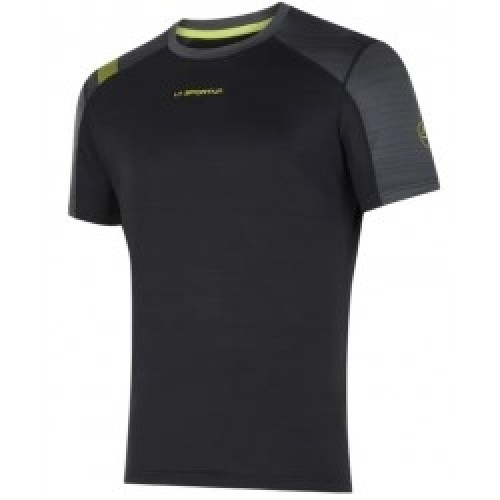 La Sportiva Krekls SUNFIRE T-Shirt M M Black/Lime Punch image 1